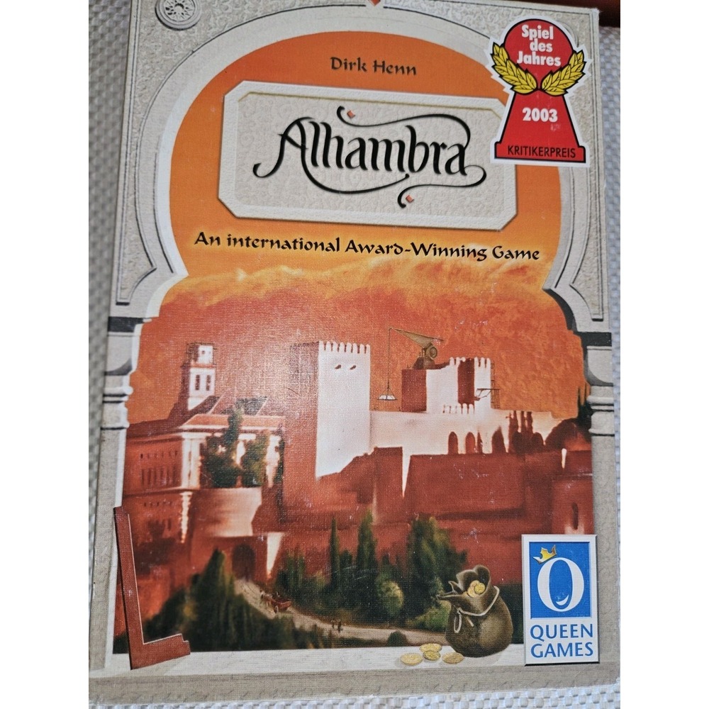Alhambra Board Game (2003 Original Edition) by Dirk Henn - Queen Games Complete